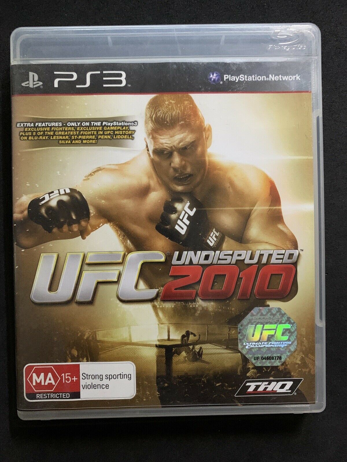 UFC Undisputed 2010 - Playstation PS3 Game with Manual