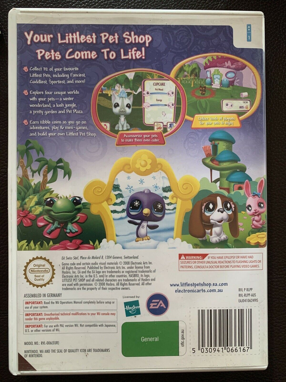 Littlest Pet Shop - Nintendo Wii - Including Manual