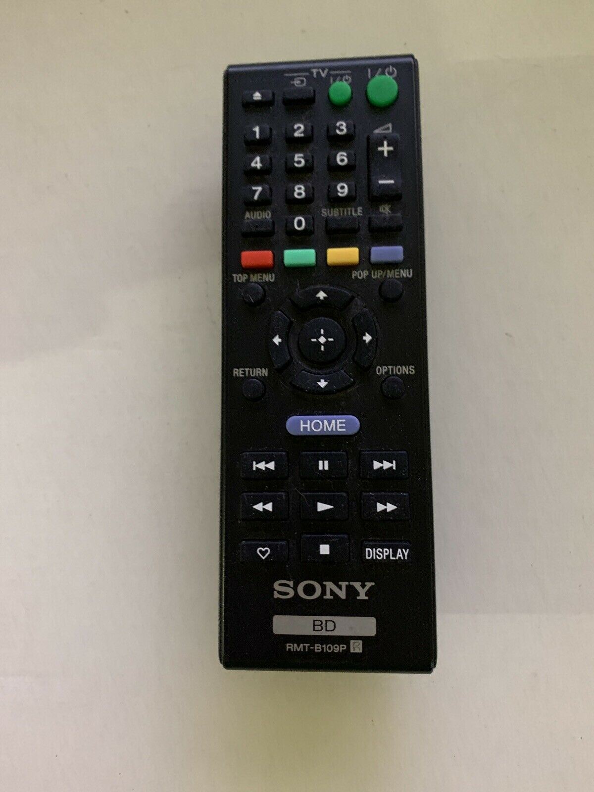 Genuine Sony BD RMT-B109P Remote Control