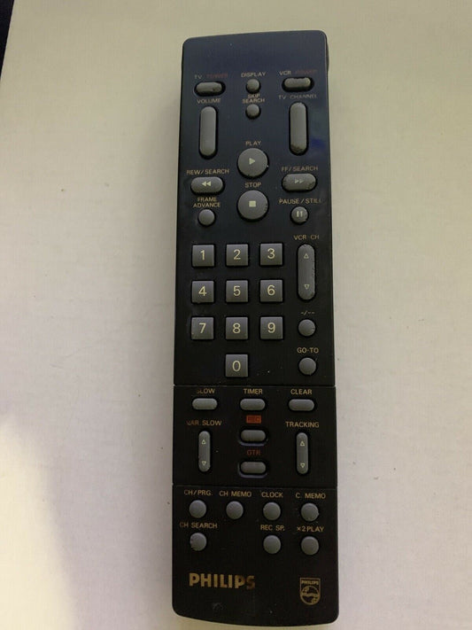 Genuine Philips RT442/53 Remote Control For TV VCR