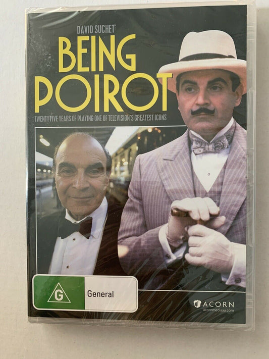 *New Sealed* Being Poirot (DVD, 2014) David Suchet. Region 4