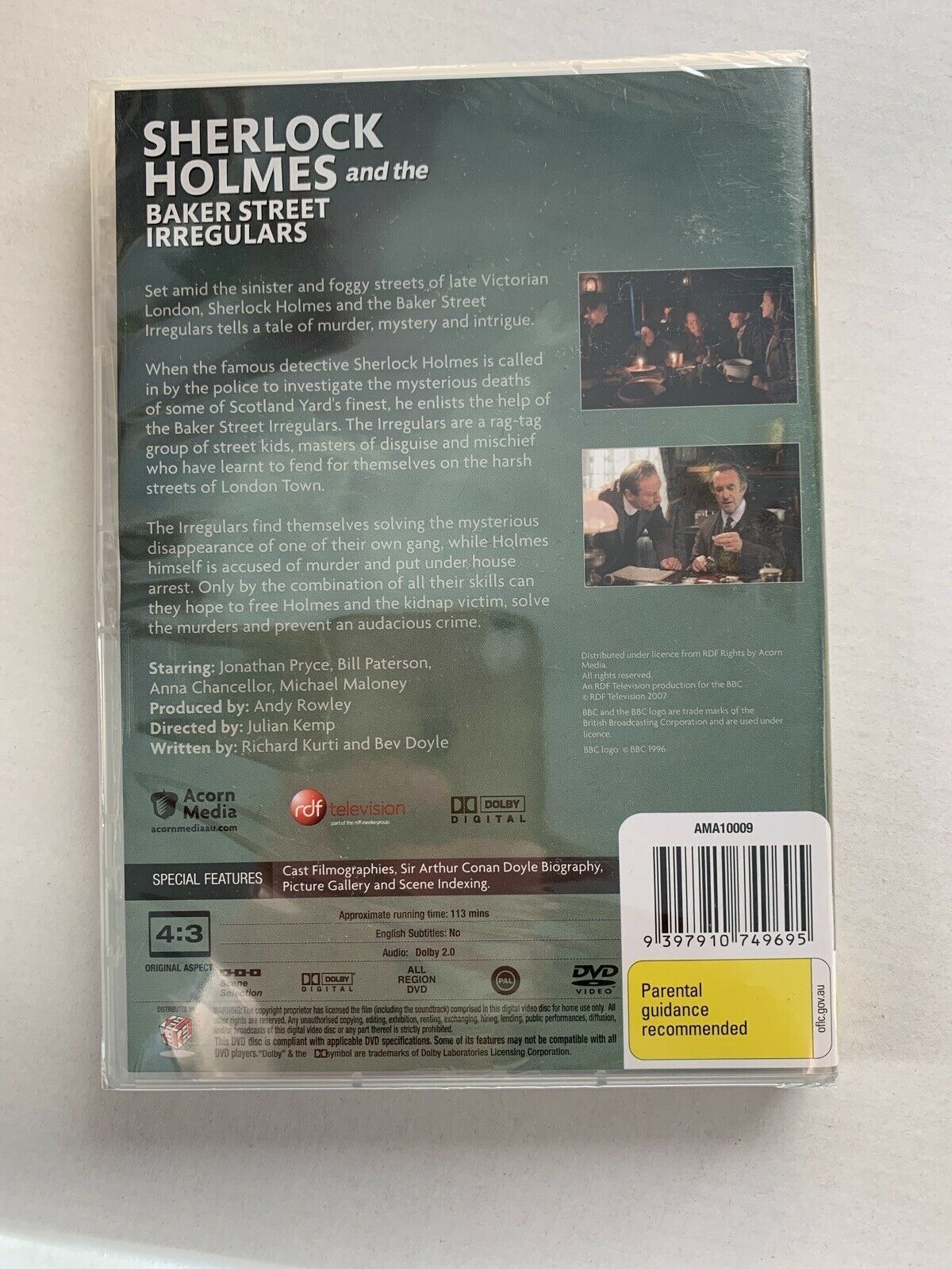 *New Sealed* Sherlock Holmes and The Baker Street Irregulars (DVD, 2007)