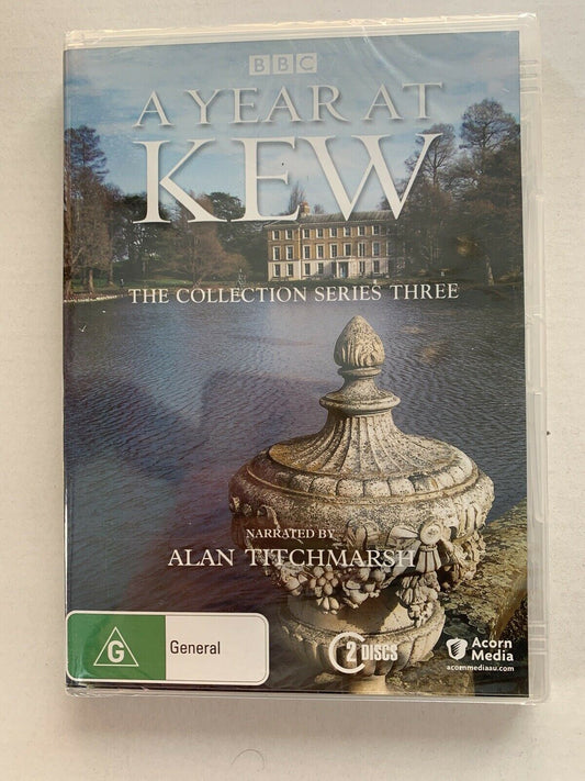 *New Sealed* A Year At Kew : Series 3 Narrated By Alan Titchmarsh (DVD, 2005)