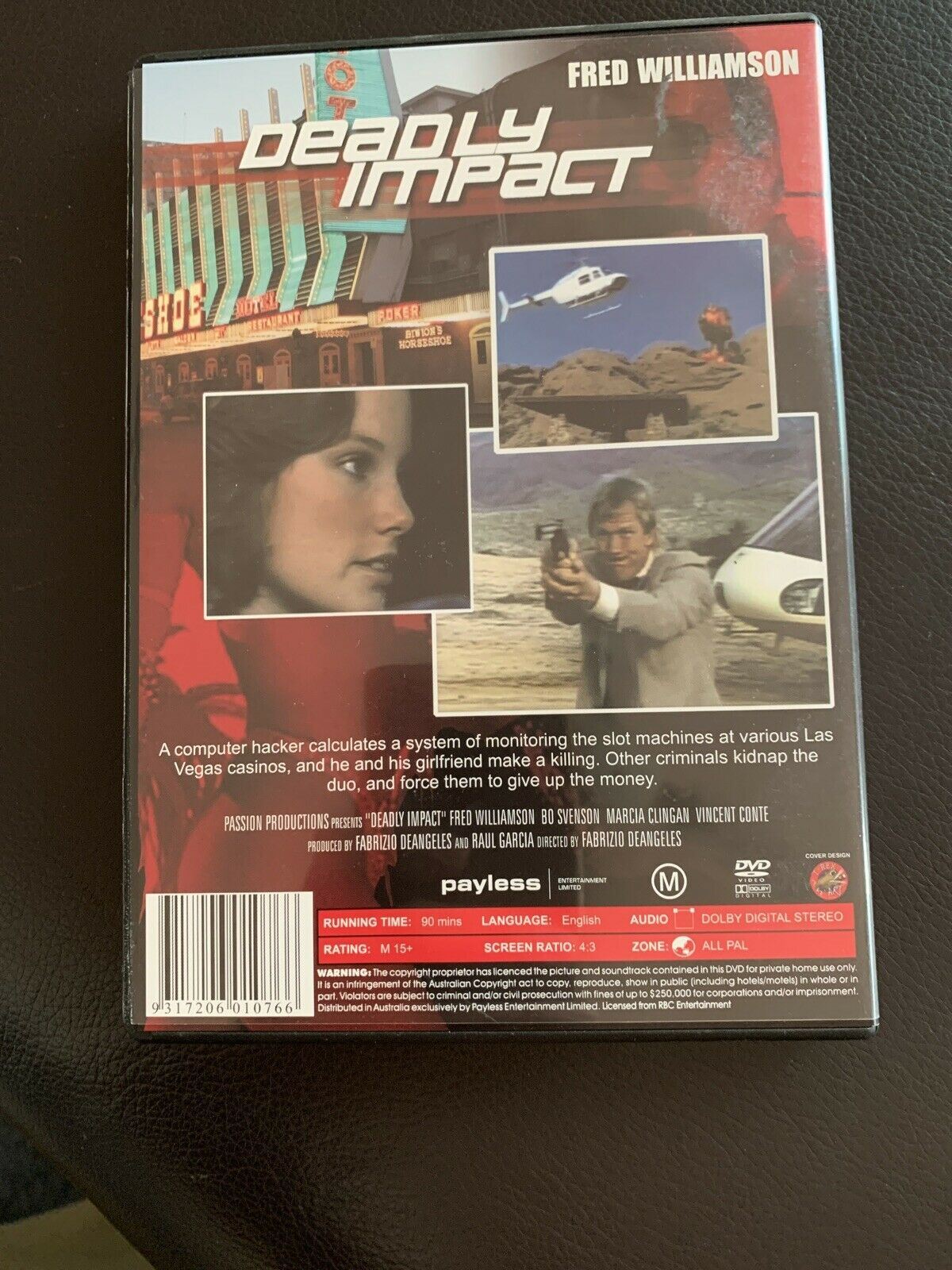 Deadly Impact (DVD, 1984) Fred Williamson. Region Free