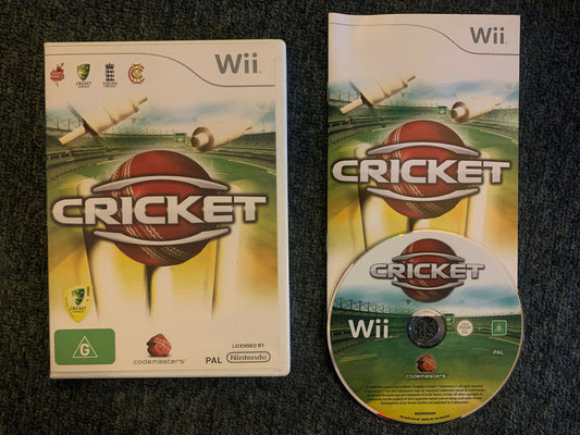 Cricket Nintendo Wii PAL - Complete with Manual