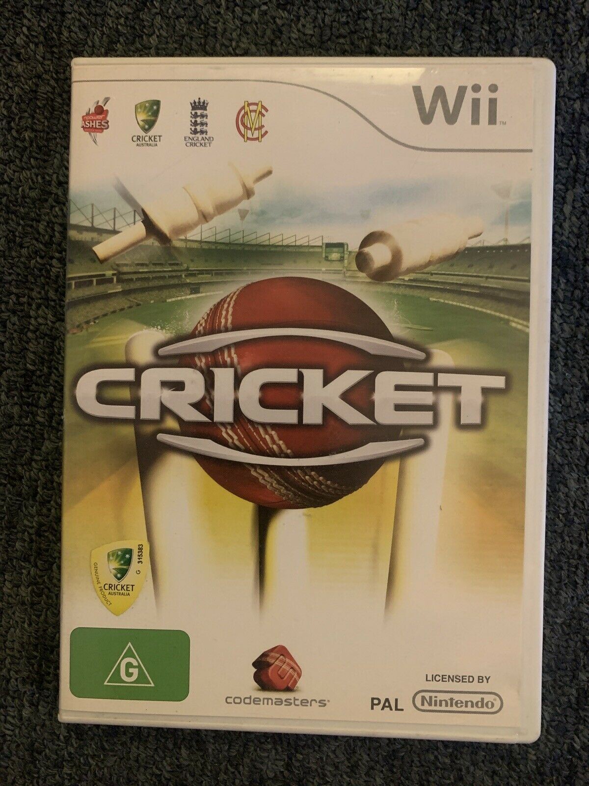 Cricket Nintendo Wii PAL - Complete with Manual