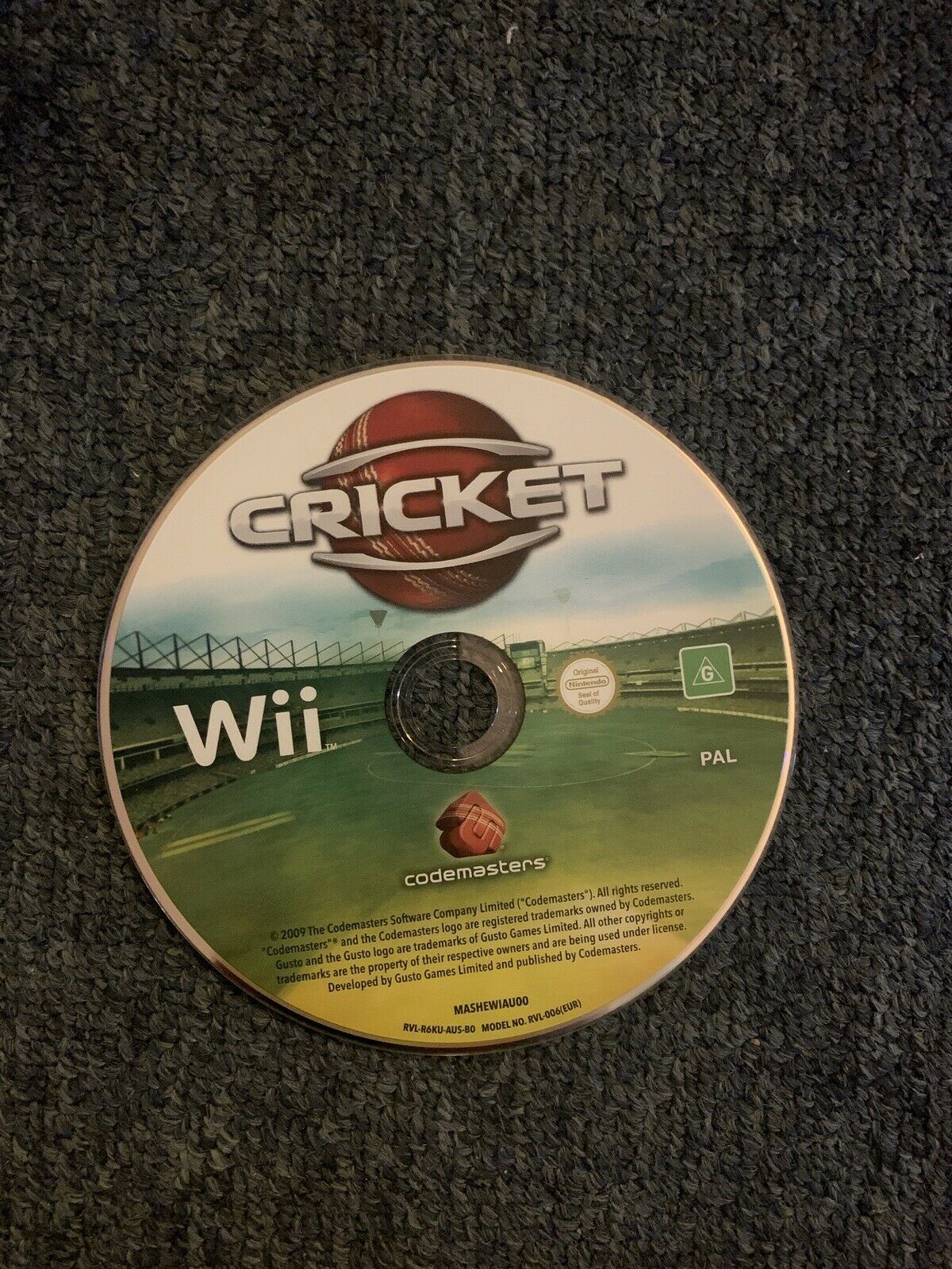 Cricket Nintendo Wii PAL - Complete with Manual