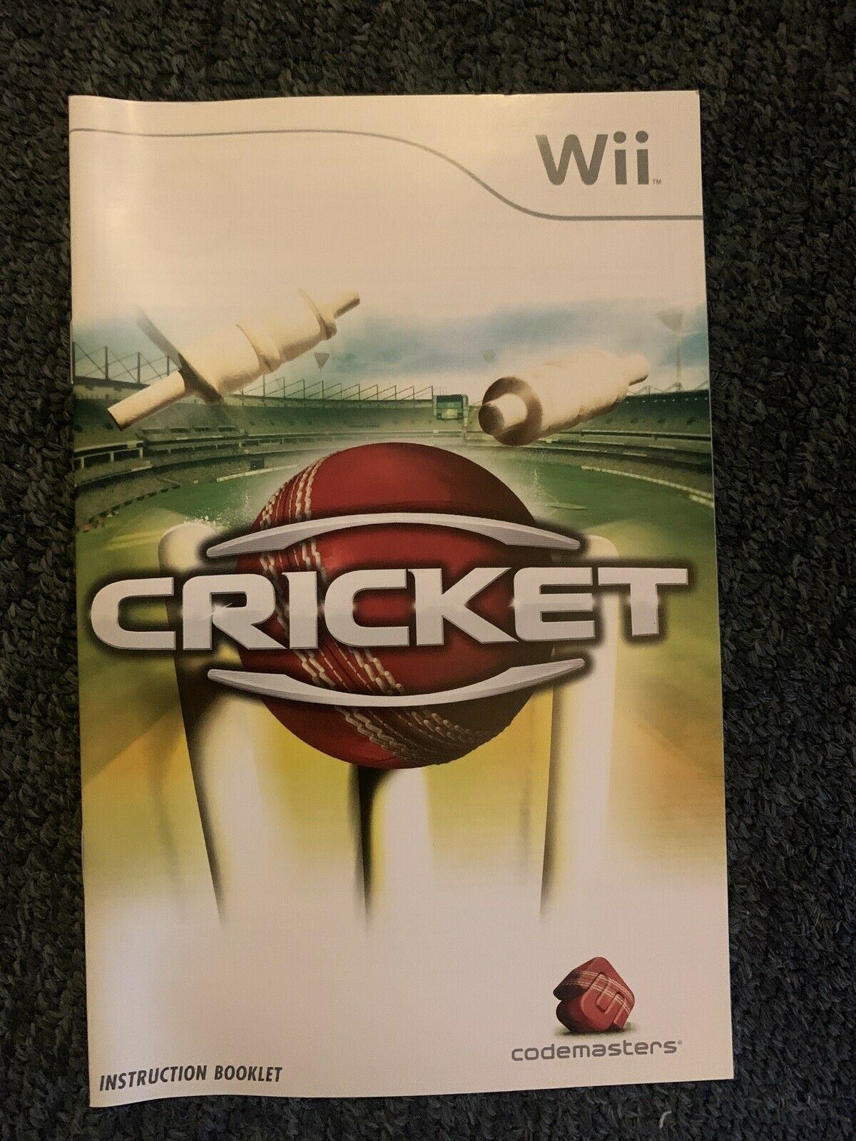 Cricket Nintendo Wii PAL - Complete with Manual