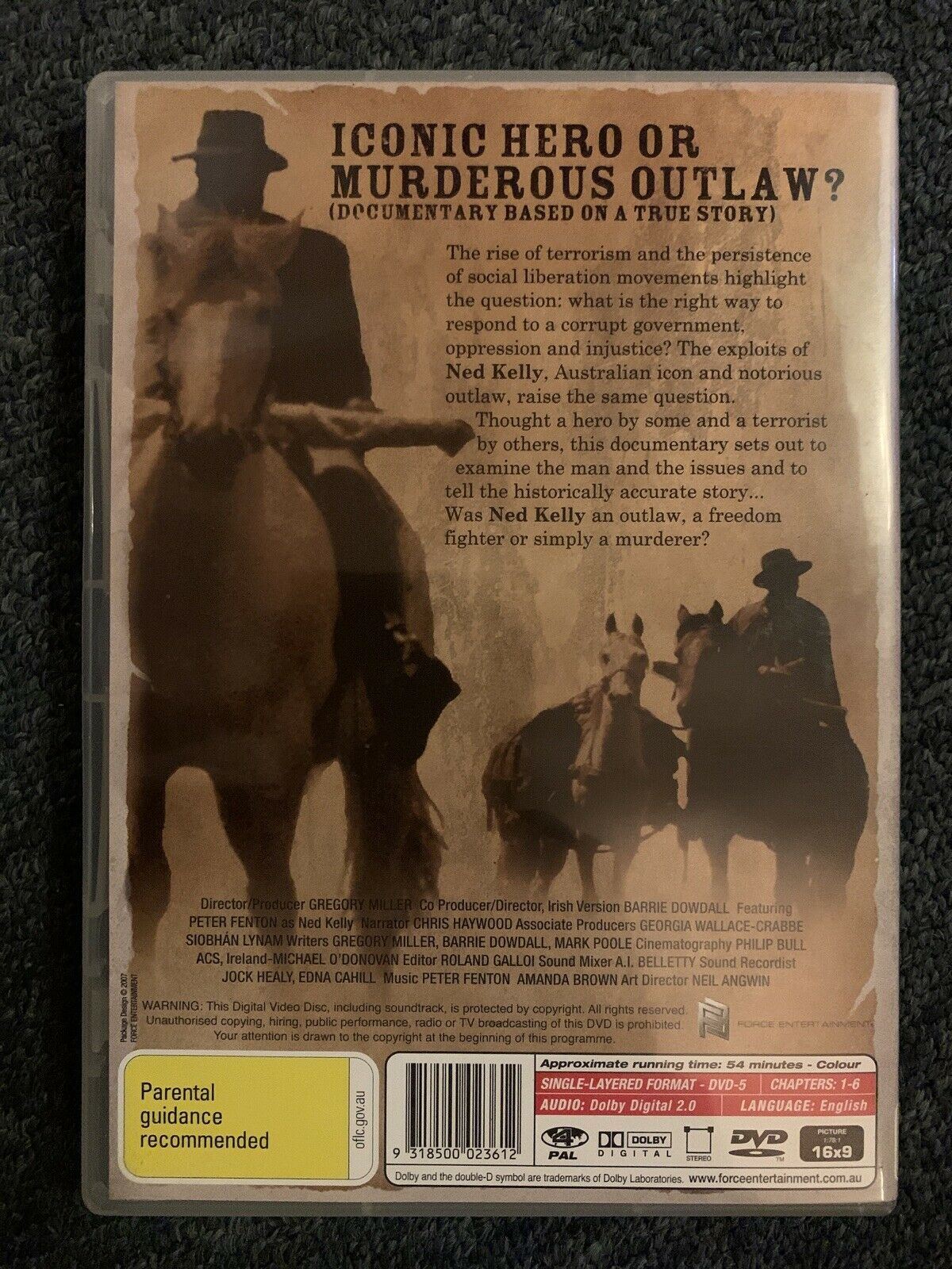 Besieged - The Ned Kelly Story (DVD) Peter Fenton