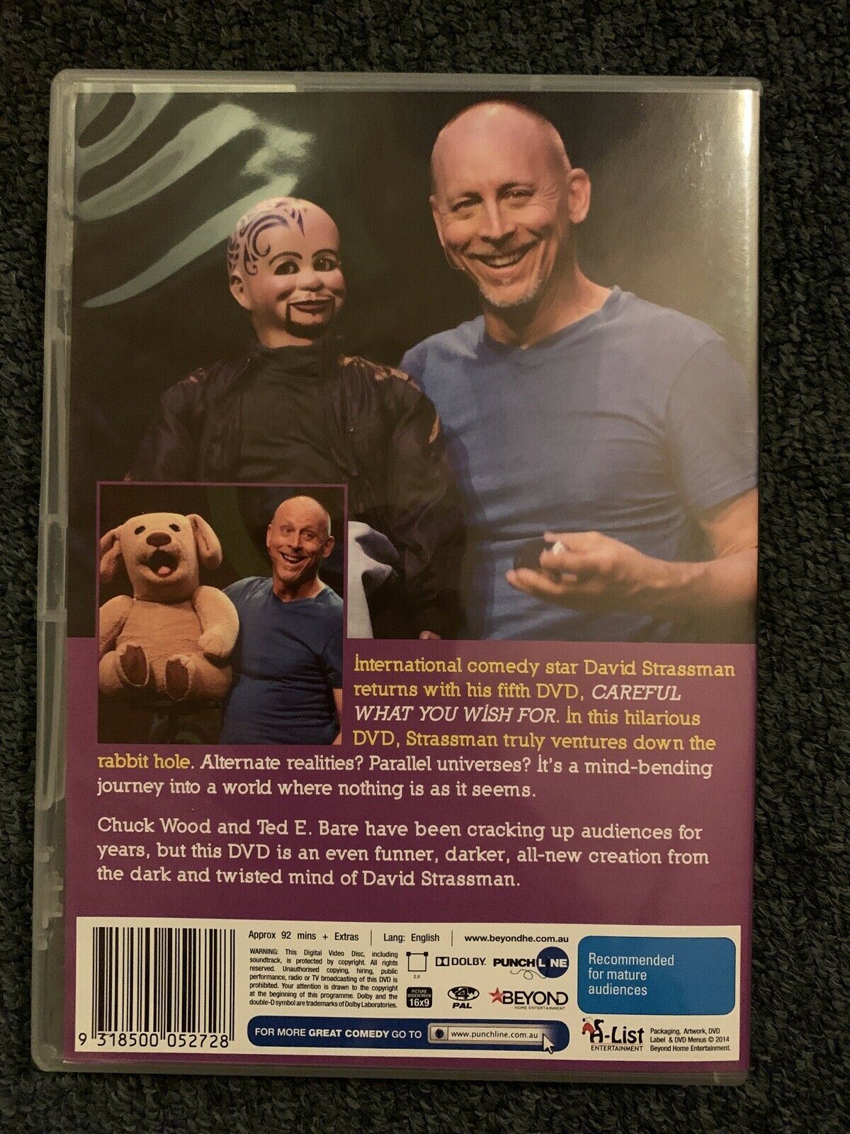 Strassman - Careful What You Wish For (DVD, 2014)