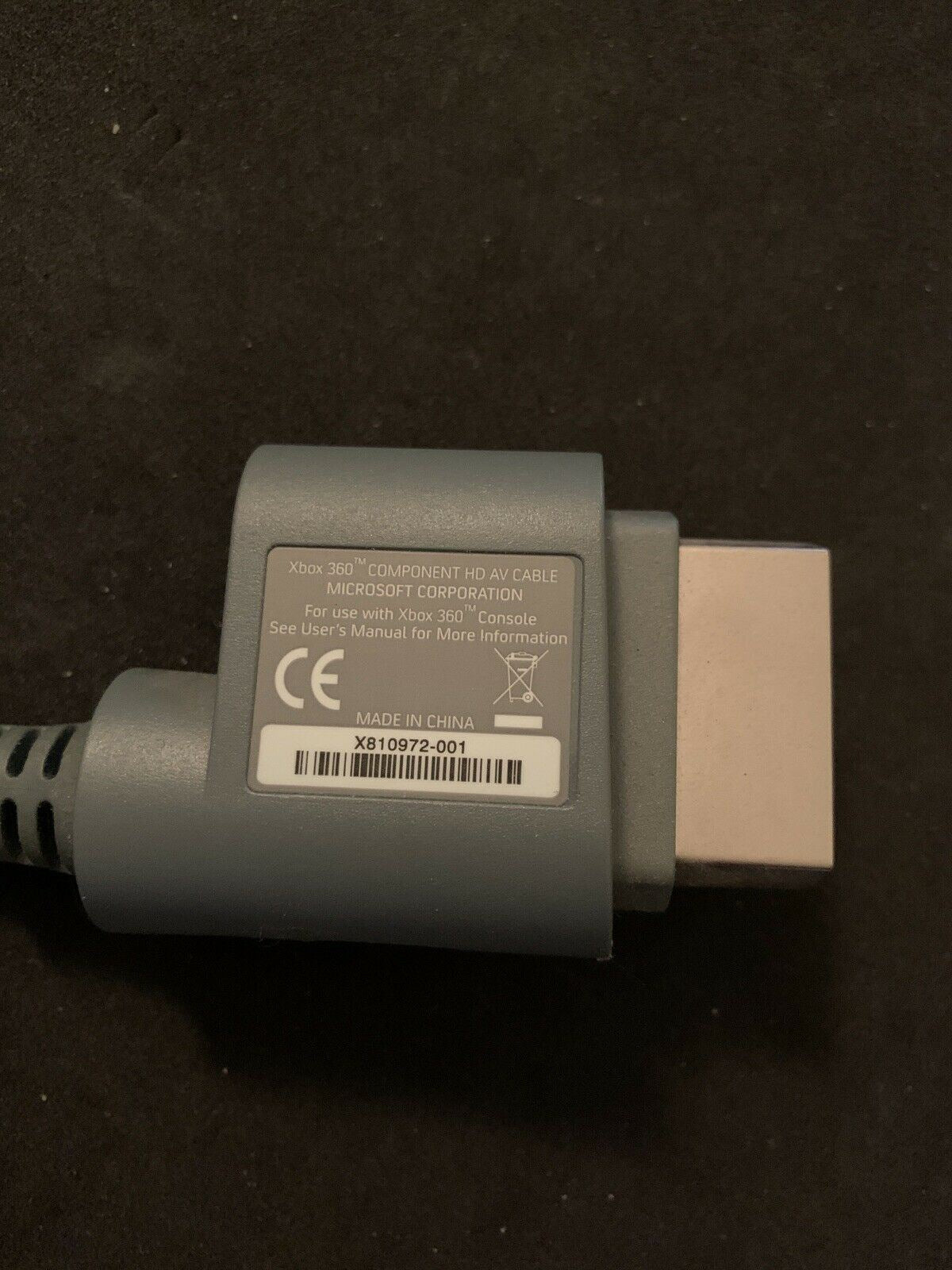 Genuine Official Microsoft Xbox 360 Component HD + RCA Cable X810972-001