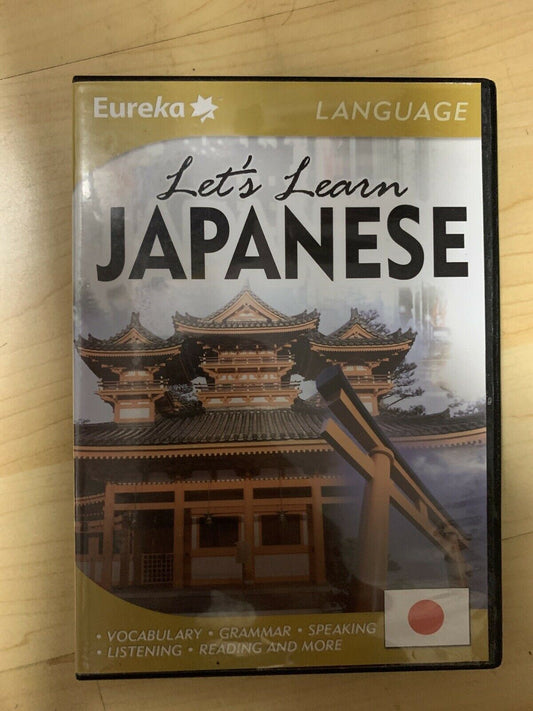 Lets Learn Japanese - CD PC Windows/Mac FREE POST