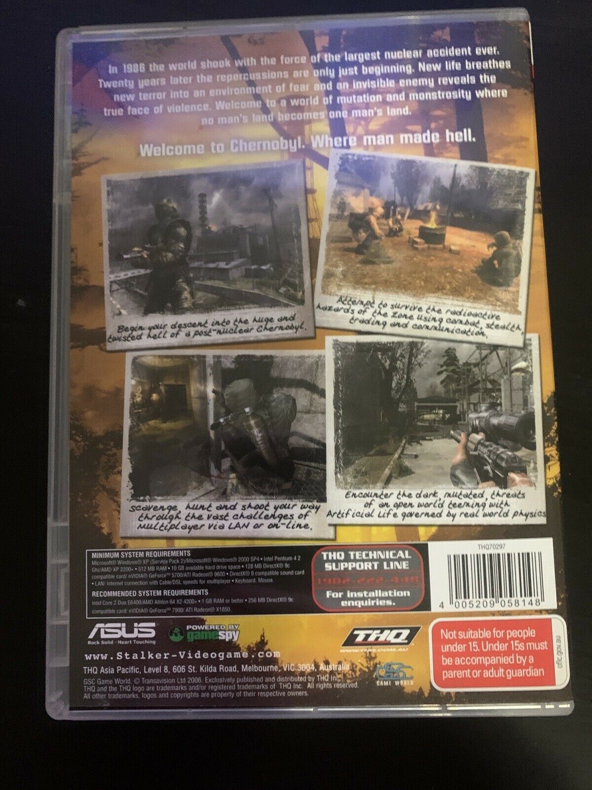 S.T.A.L.K.E.R. Shadow Of Chernobyl PC DVD-ROM 2006