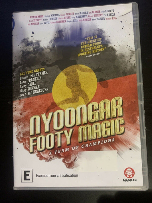 Nyoongar Footy Magic (DVD, 2018) AFL. Region 4