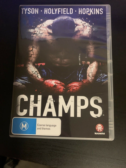 Champs (DVD, 2015) Mike Tyson, Evander Holyfield, Bernard Hopkins. Region 4