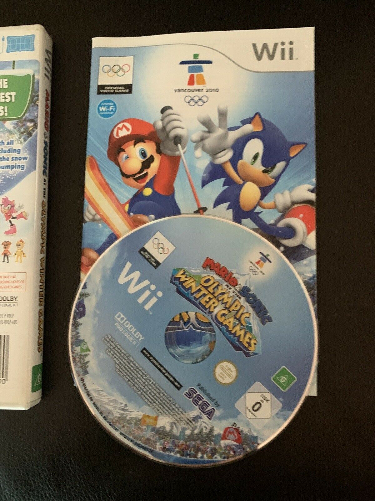 Mario & Sonic At The Olympic Winter Games - Nintendo Wii PAL With Manu ...