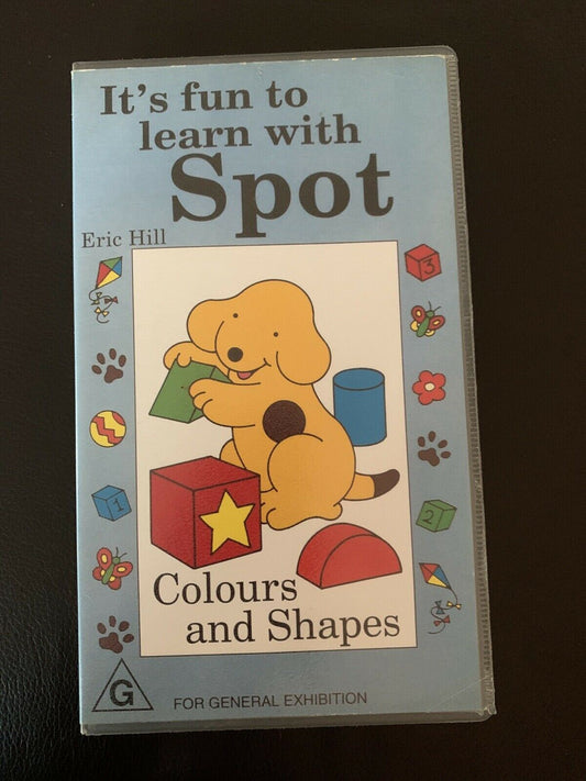 SPOT : Colours And Shapes (VHS, 1993) PAL