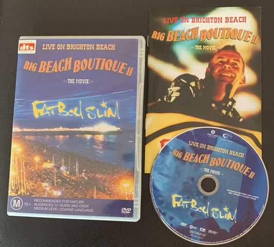 Fatboy Slim - Big Beach Boutique II Live On Brighton Beach (DVD, 2002)