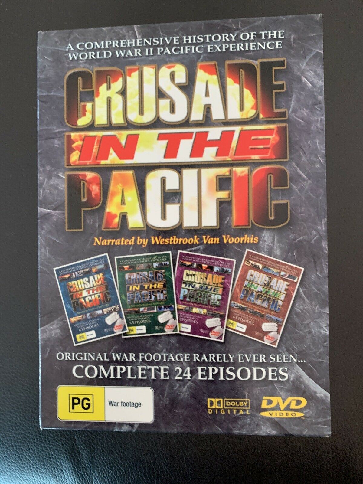 CRUSADE IN THE PACIFIC BOX SET (4 DVD Disc Set 24 Episodes) Region Free