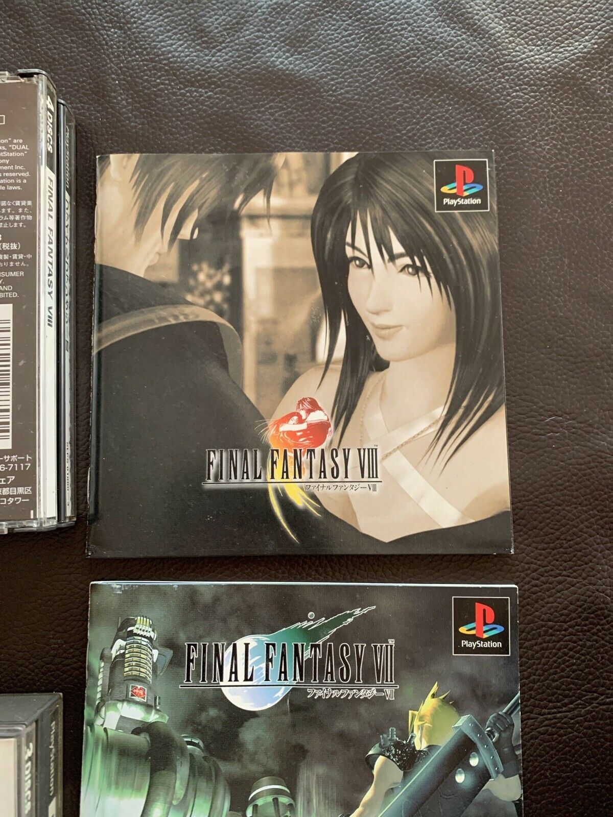 Final Fantasy VII 7 & VIII 8 PlayStation 1 PS1 NTSC-J Japan With Manual