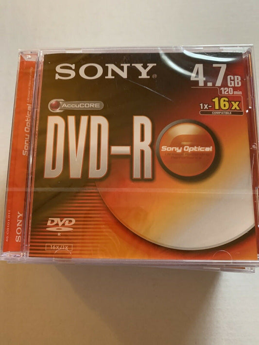 6x New & Sealed Sony DVD-R Blank
