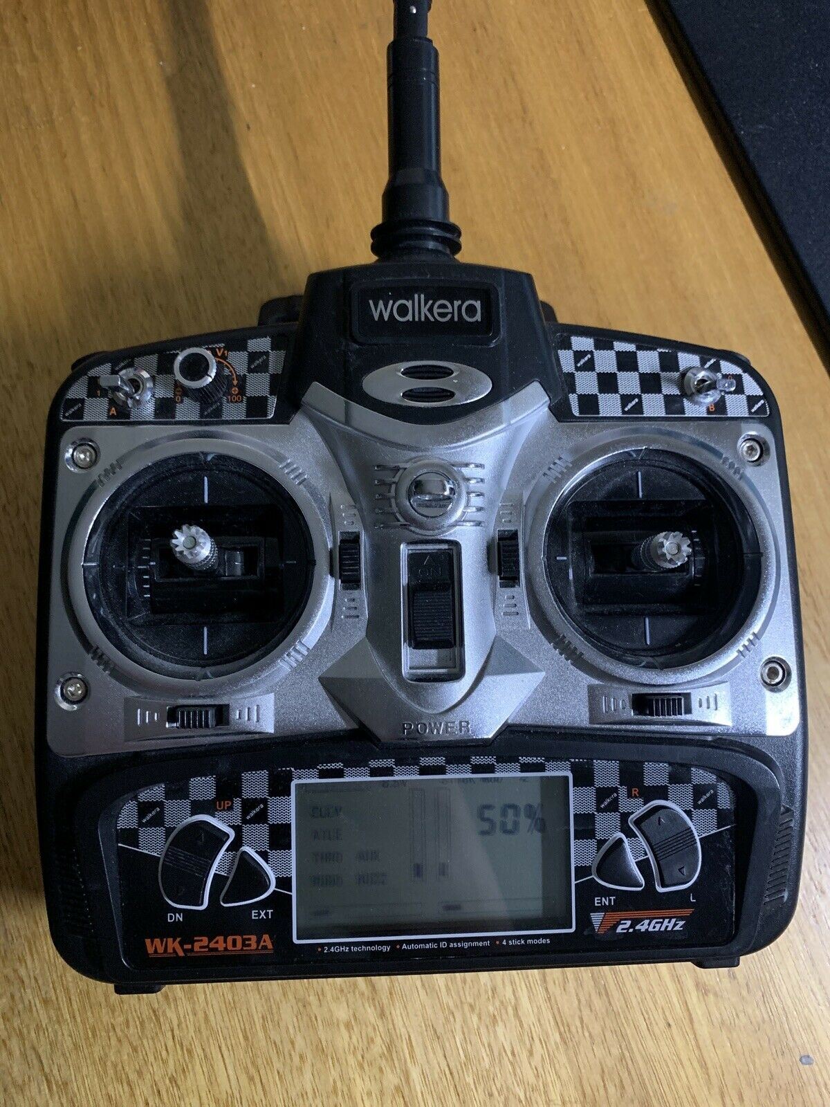 Walkera WK-2403A RC Remote Control Transmitter 2.4GHz LCD Display