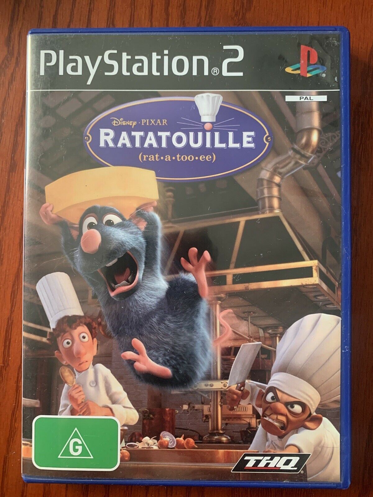 Disney Pixar Ratatouille (Sony PlayStation 2 PS2, 2007) with Manual PAL