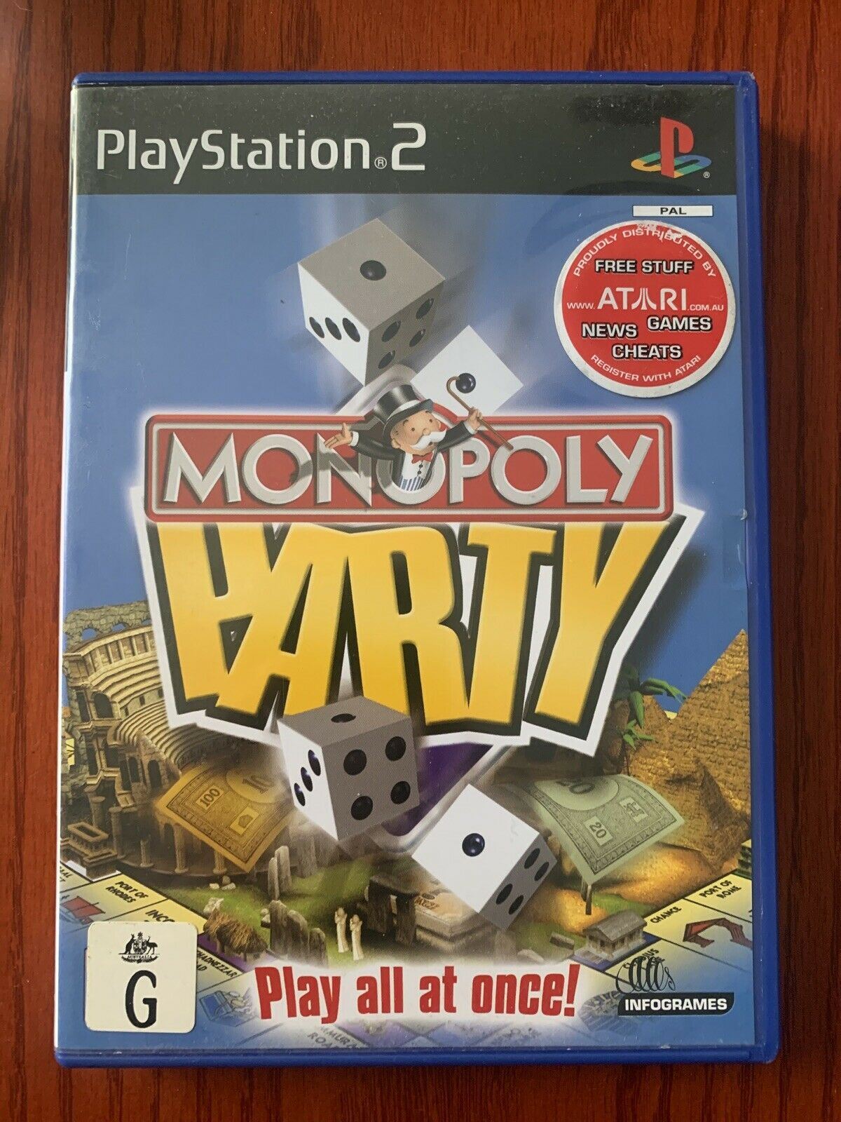 Monopoly Party - PS2 GAME with Manual PAL