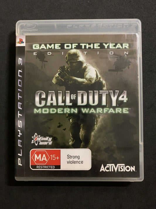 Call of Duty 4 Modern Warfare Sony PS3 Game