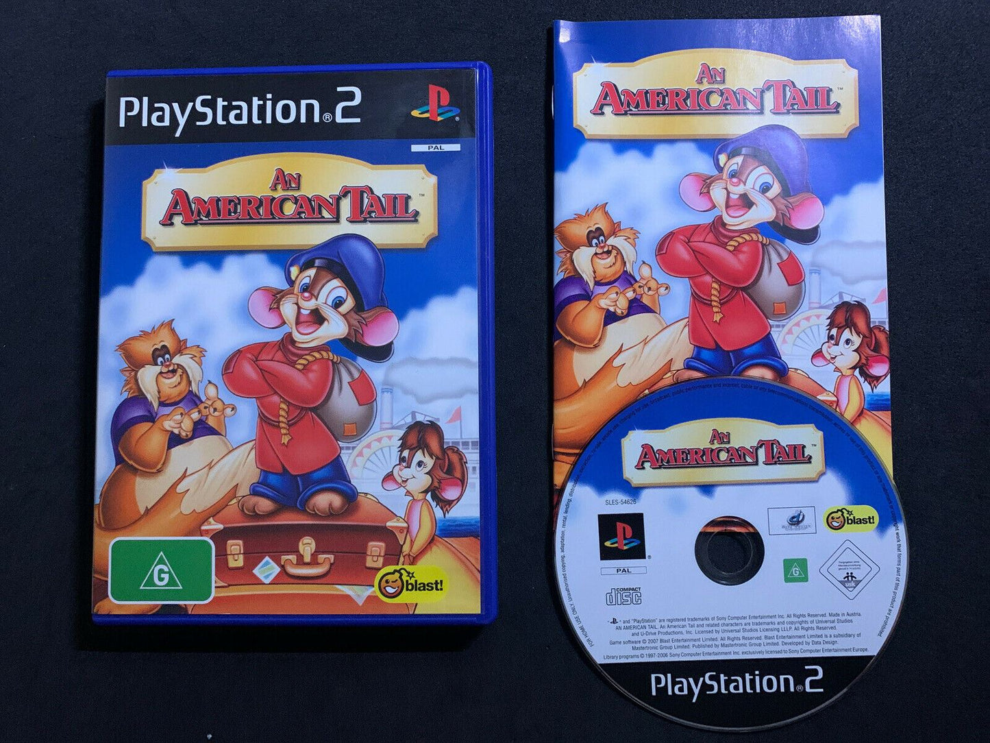 An American Tail (PS2/ Playstation 2 Pal) Complete With Manual