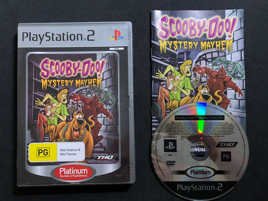 Scooby-Doo Mystery Mayhem Ps2 with Manual 🇦🇺 Seller Free And Fast Postage