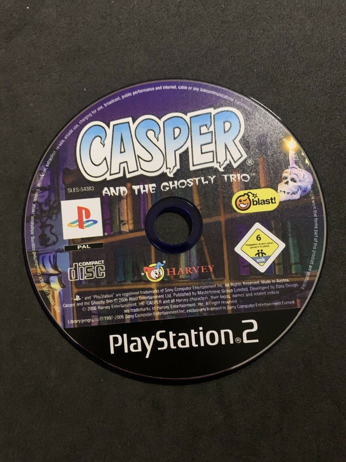 Casper And The Ghostly Trio - Sony PS2 PlayStation 2 PAL Game with Manual