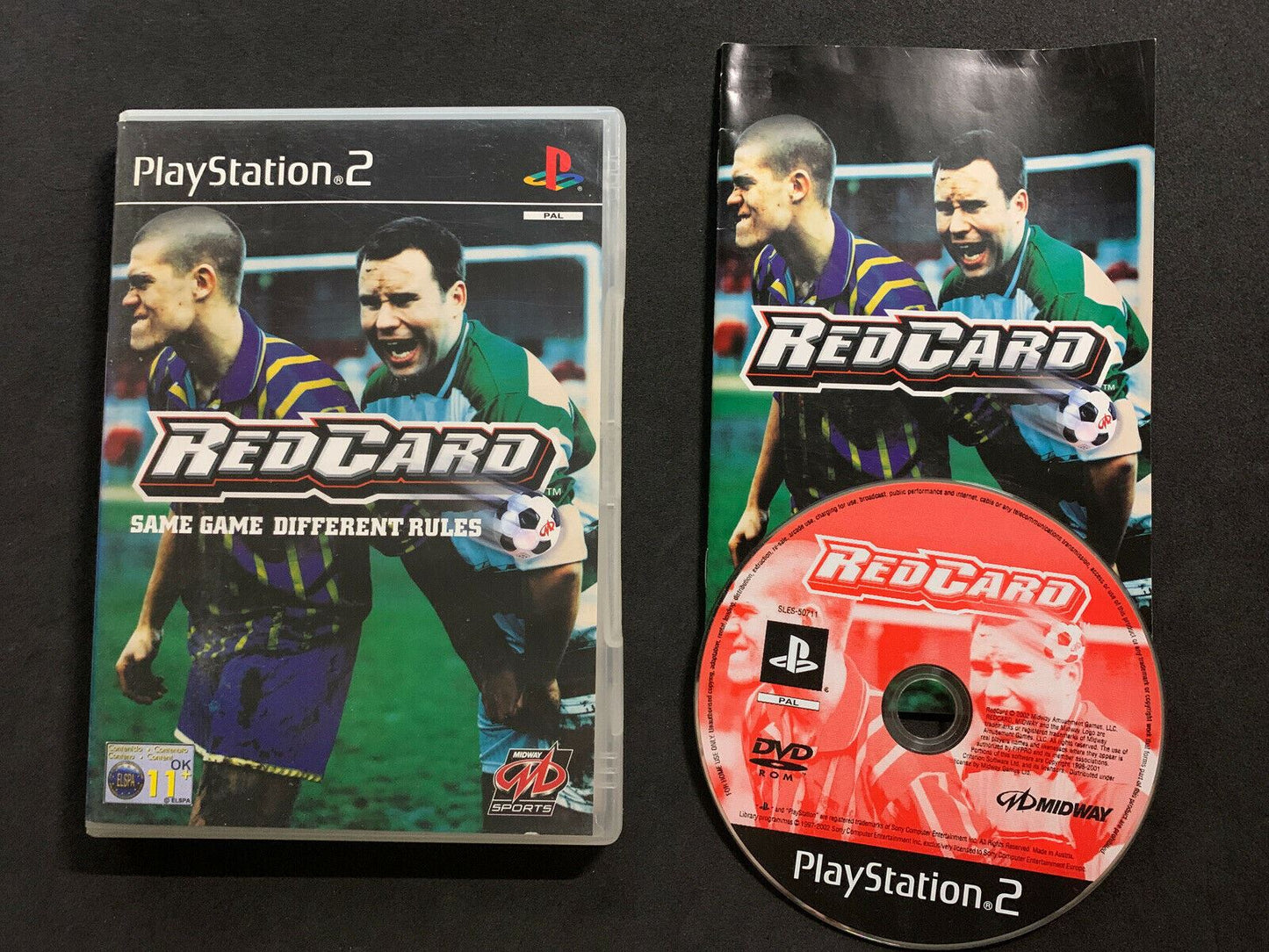 Red Card Football - Sony Playstation PS2 PAL Game