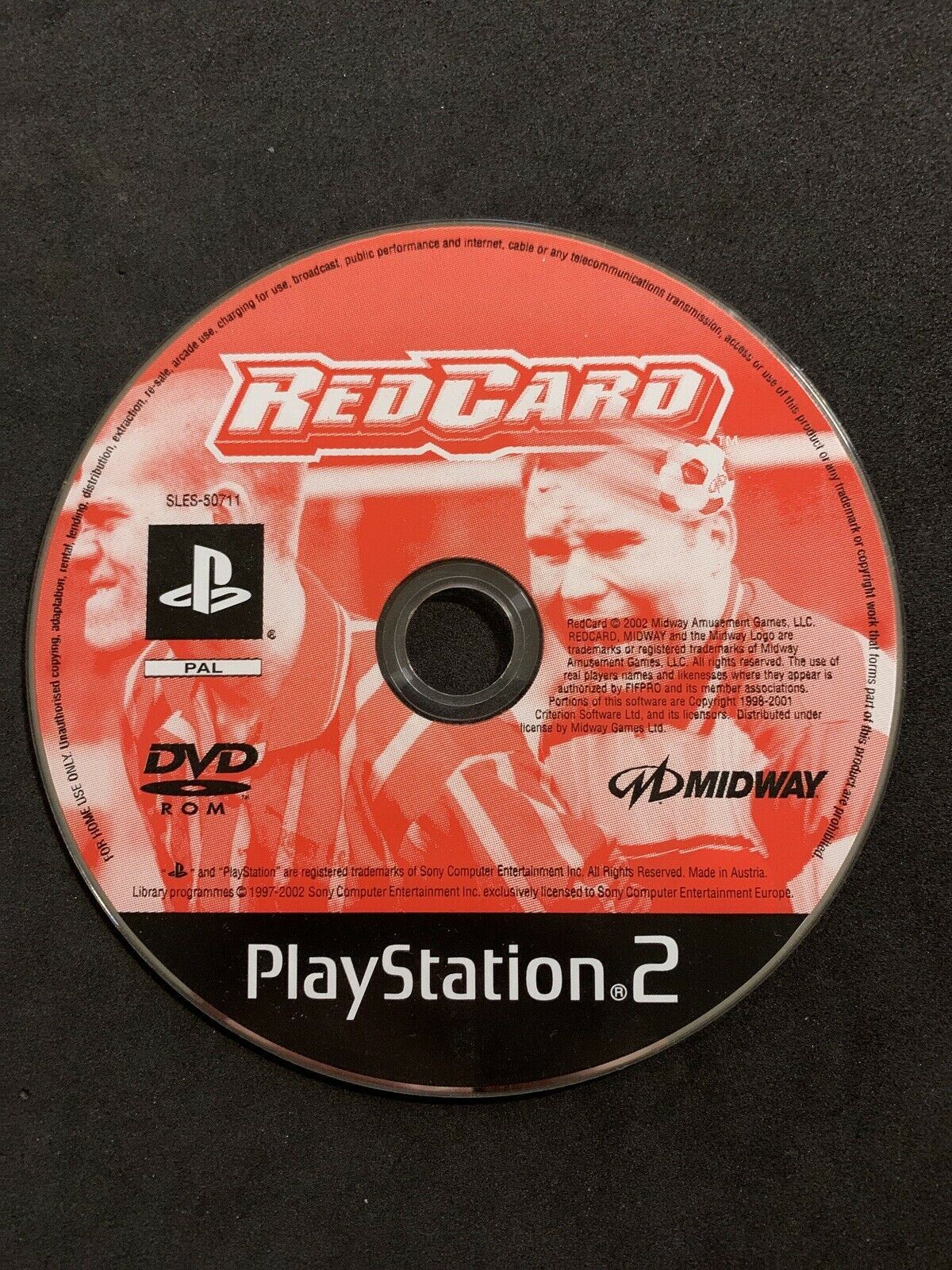 Red Card Football - Sony Playstation PS2 PAL Game