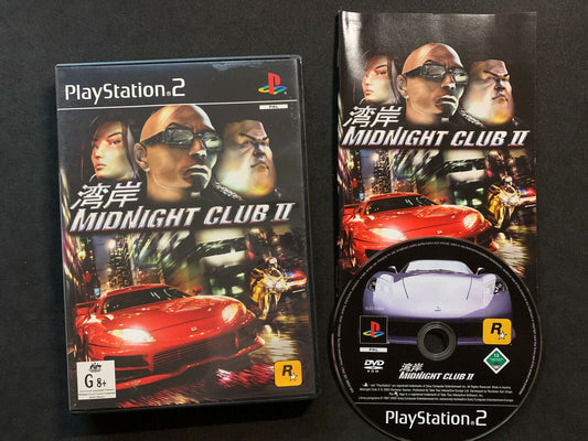 Midnight Club II - PS2 Game PAL Including Manual - Rockstar Games