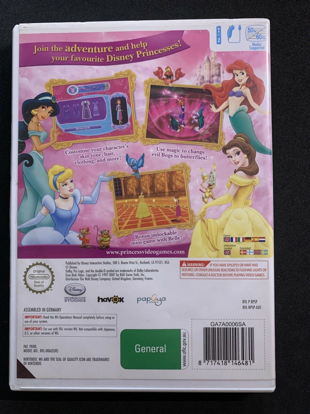 Disney Princess: Enchanted Journey - Nintendo Wii PAL Game – Retro Unit