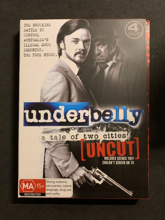 Underbelly - A Tale of Two Cities Uncut (DVD, 2009, 4-Disc Set) Region 4