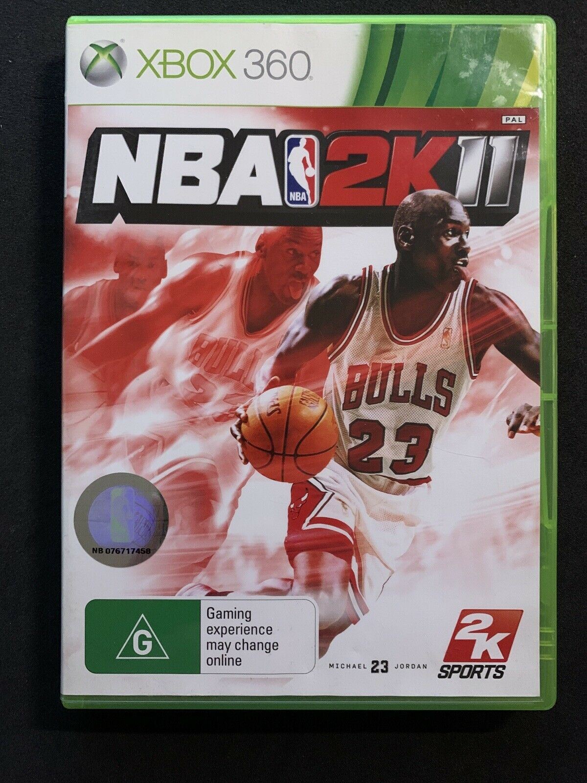 NBA 2K11 - Michael Jordan Cover Microsoft Xbox 360 Includes Manual