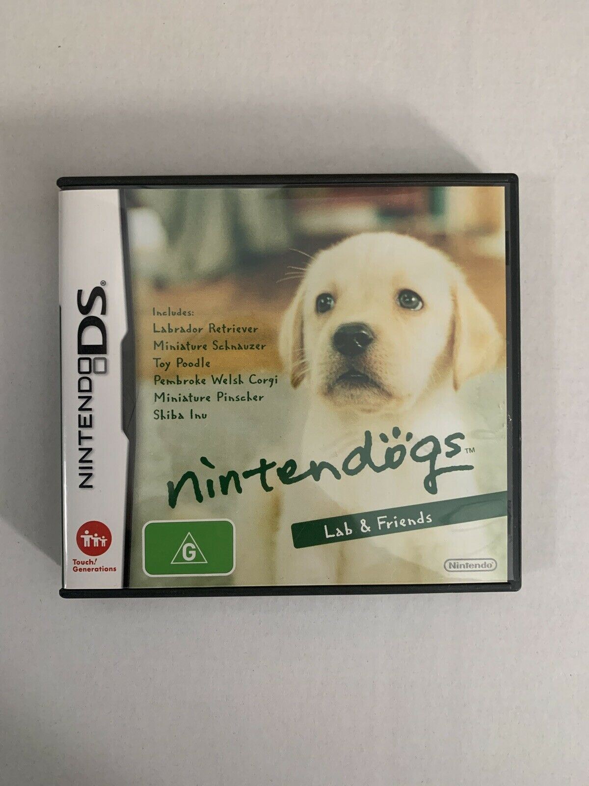 2x Nintendogs DS Games - Lab & Friends + Dachshund & Friends - Nintendo DS Games