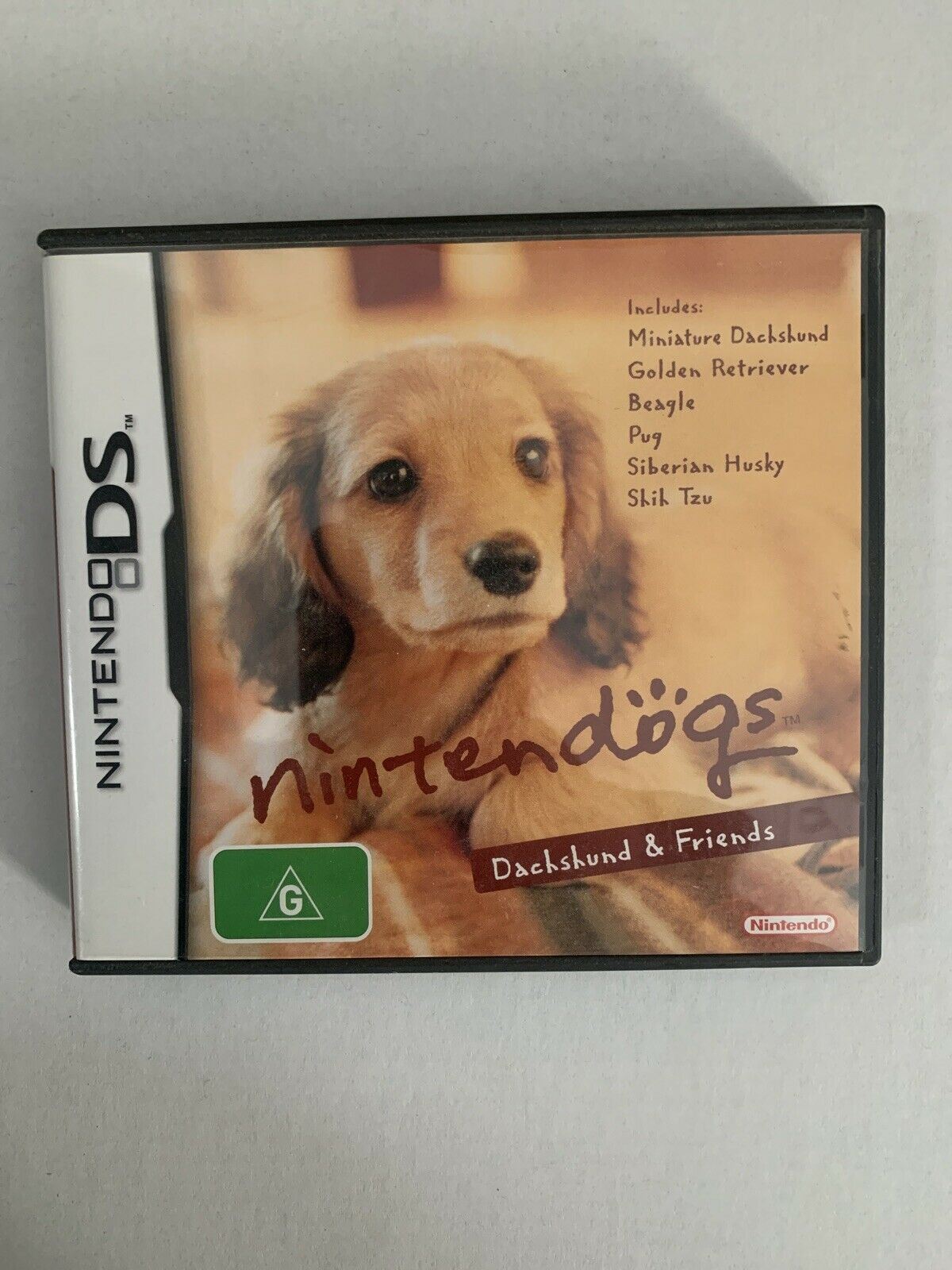 2x Nintendogs DS Games - Lab & Friends + Dachshund & Friends - Nintendo DS Games