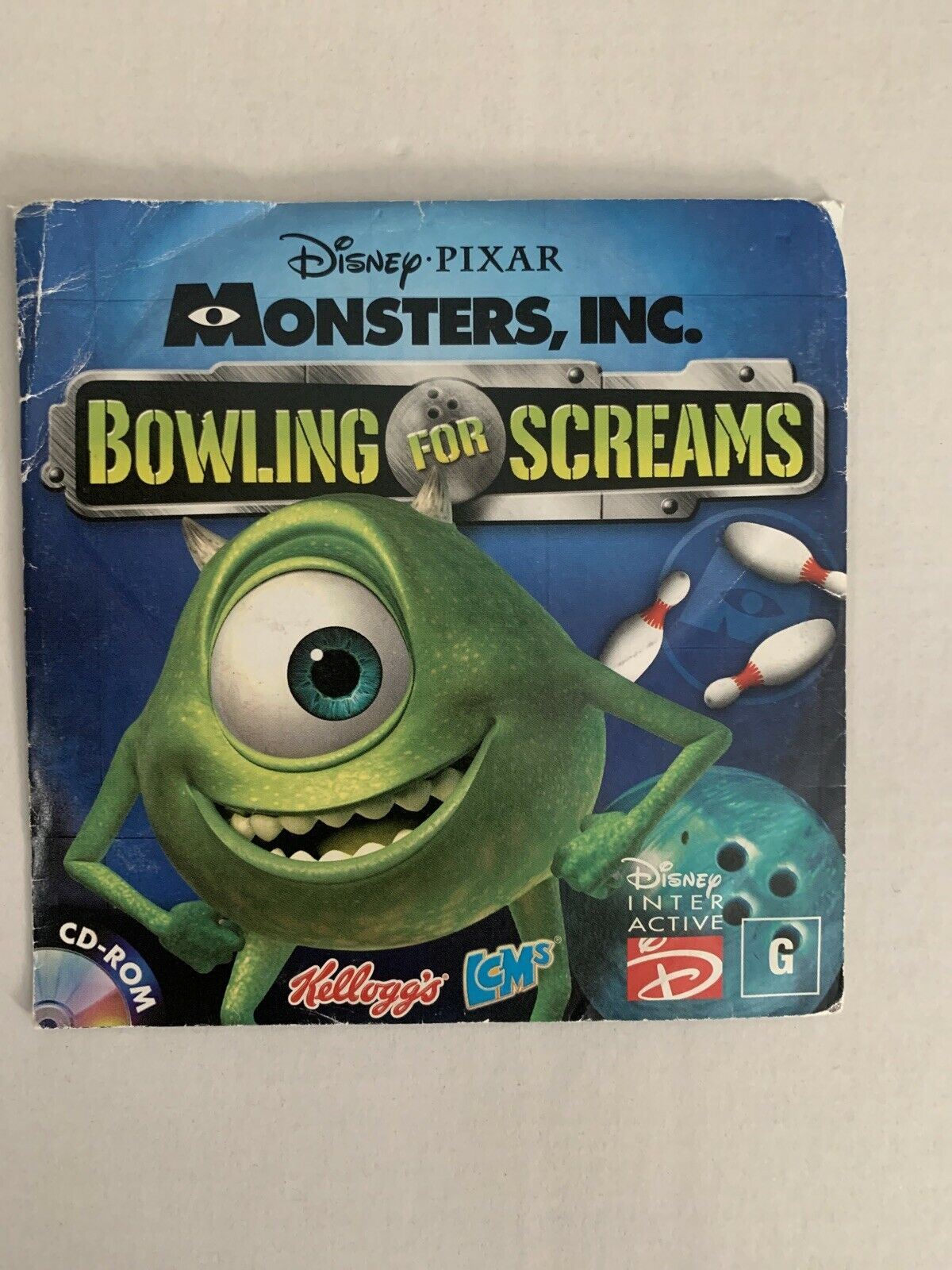 Disney Pixar Monsters, Inc. Bowling For Screams CD 2001 