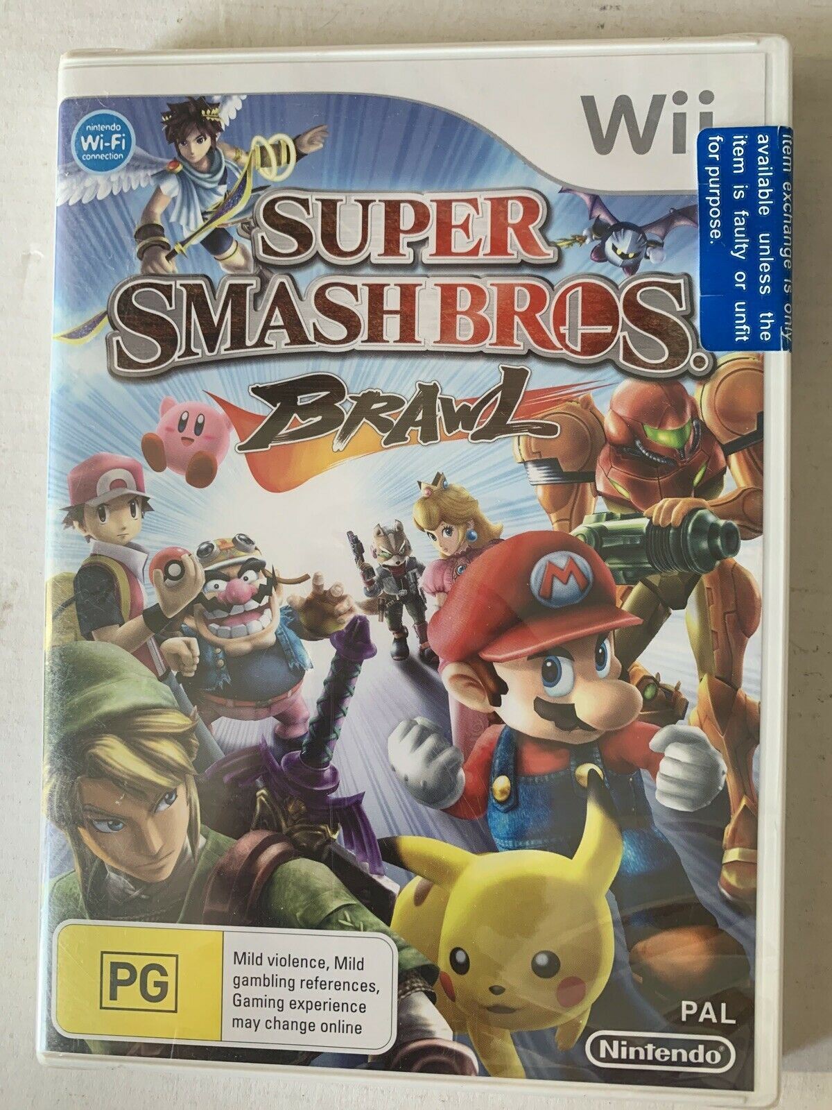 *New & Sealed* Super Smash Bros Brawl Nintendo Wii Pal