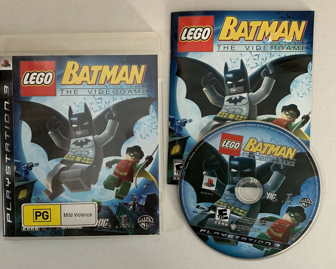 Lego Batman The Video Game (PS3, 2008) With Manual PAL