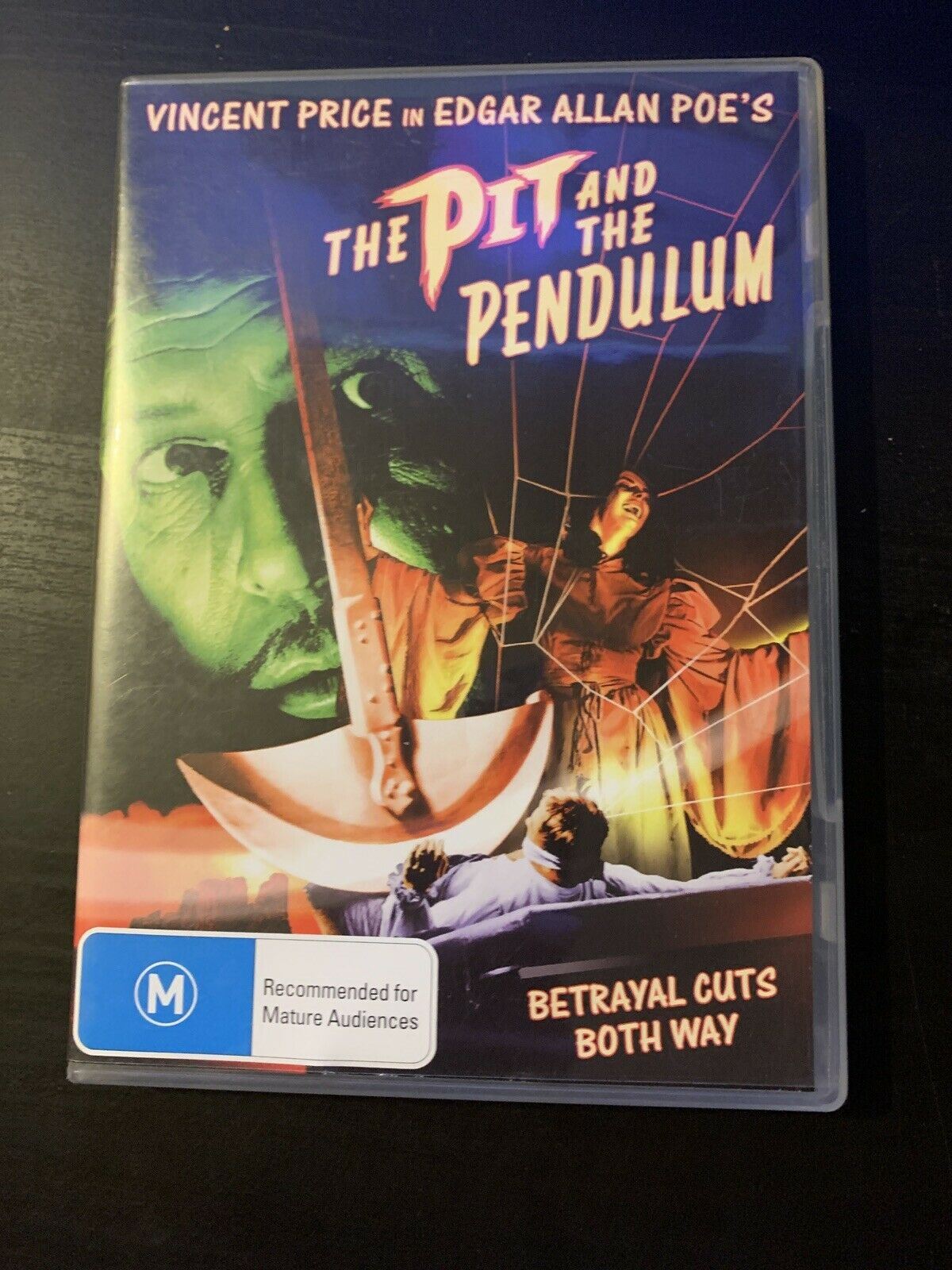 The Pit And The Pendulum (DVD, 1961) Vincent Price. Region 4