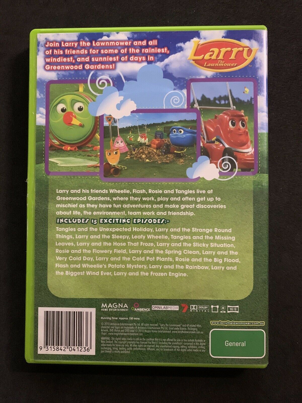 Larry The Lawnmower - Seasons In Greenwood Gardens (DVD) Region 4