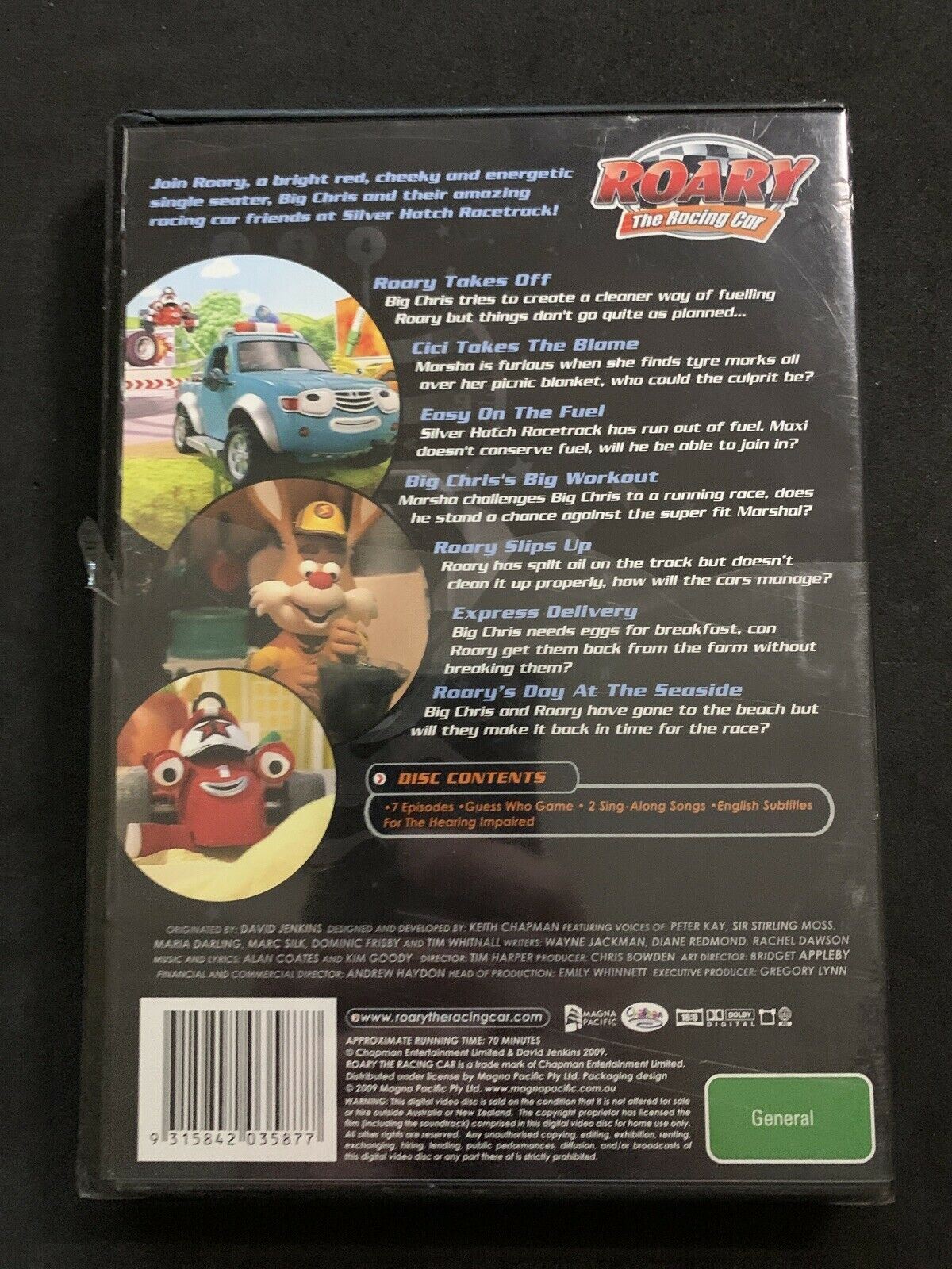 Roary The Racing Car - Roary Takes Off (DVD, 2009) Region 4