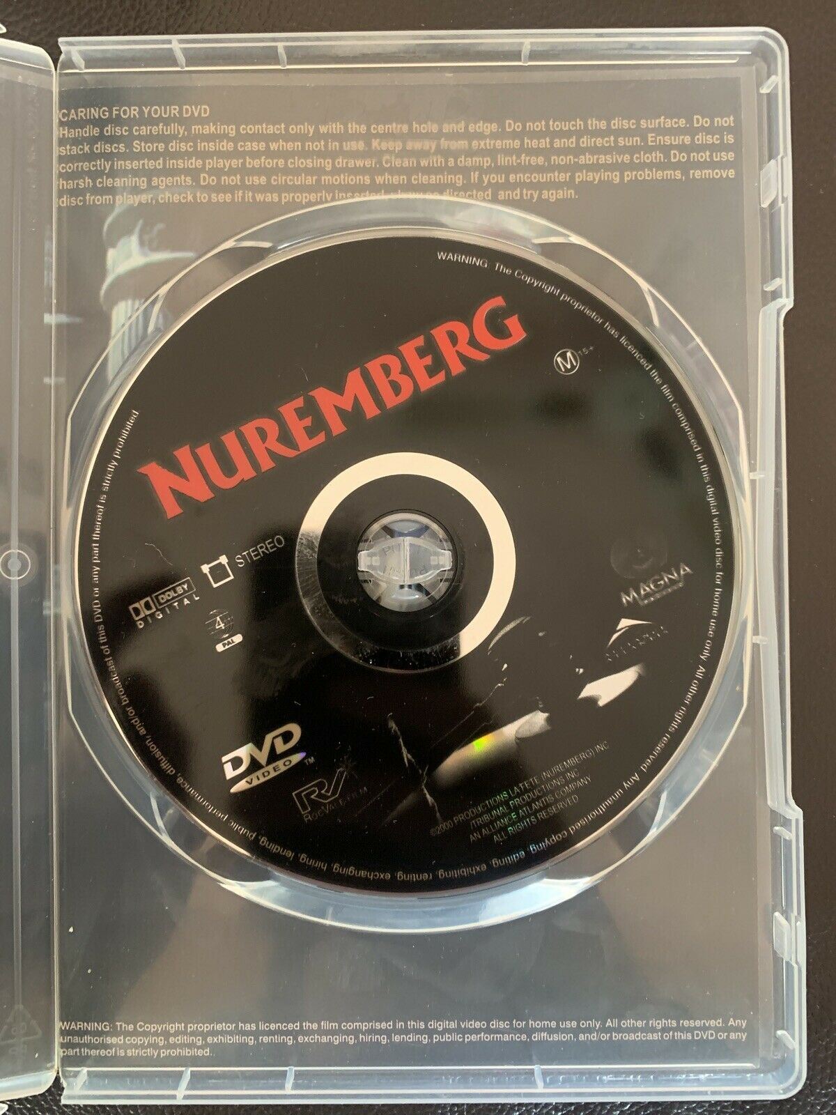 Nuremburg (DVD, 2000) Nazi War Crime Trial - Alec Baldwin. Region 4