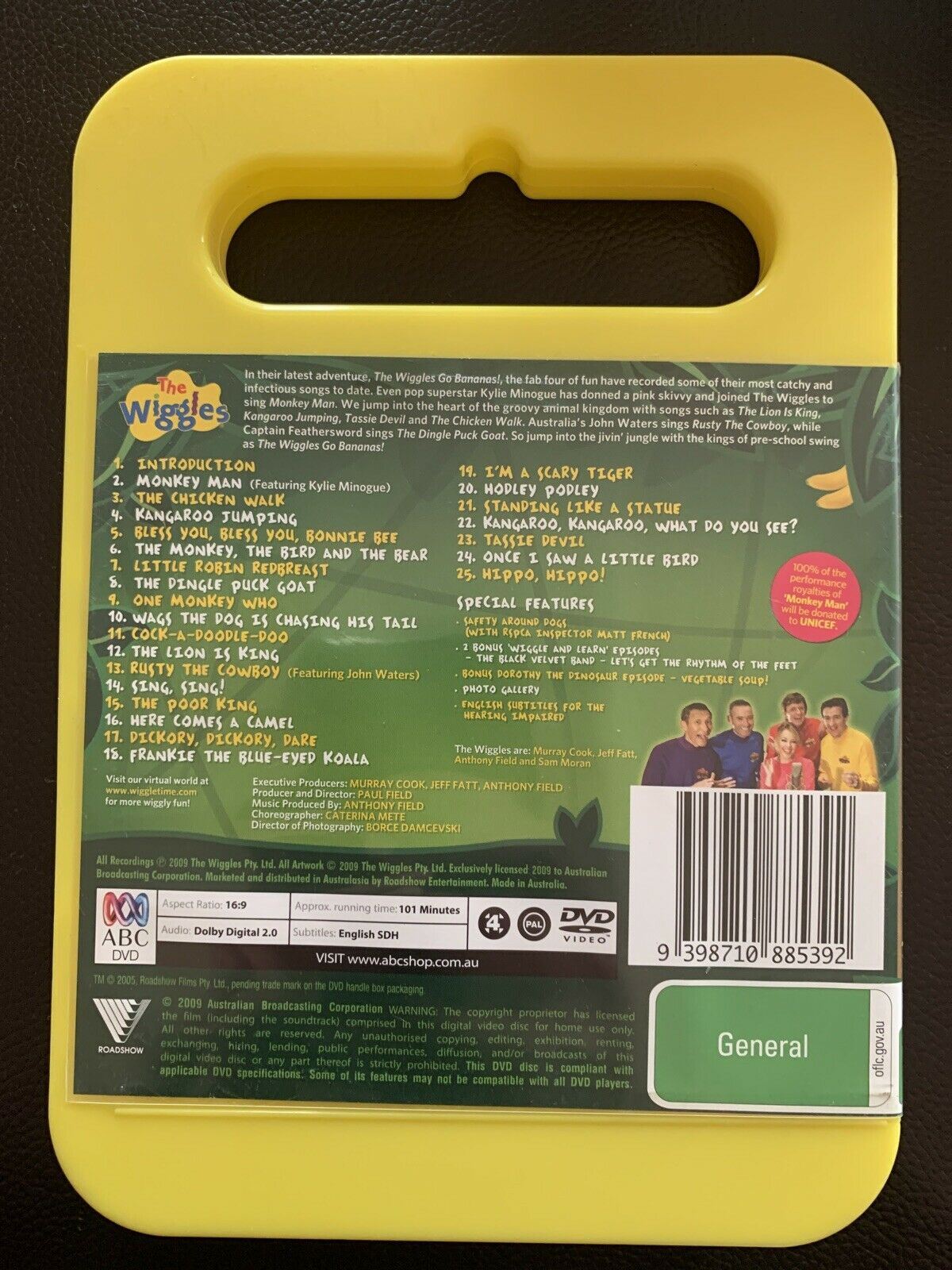 The Wiggles - Go Bananas! starring Kylie Minogue!!   DVD Region 4 - ABC For Kids