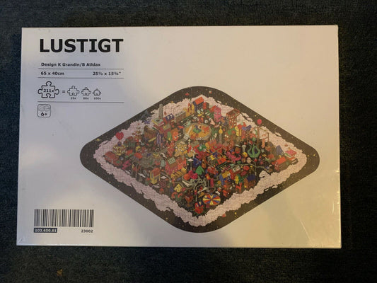 *New Sealed* IKEA LUSTIGT PUZZLE - 211 pieces
