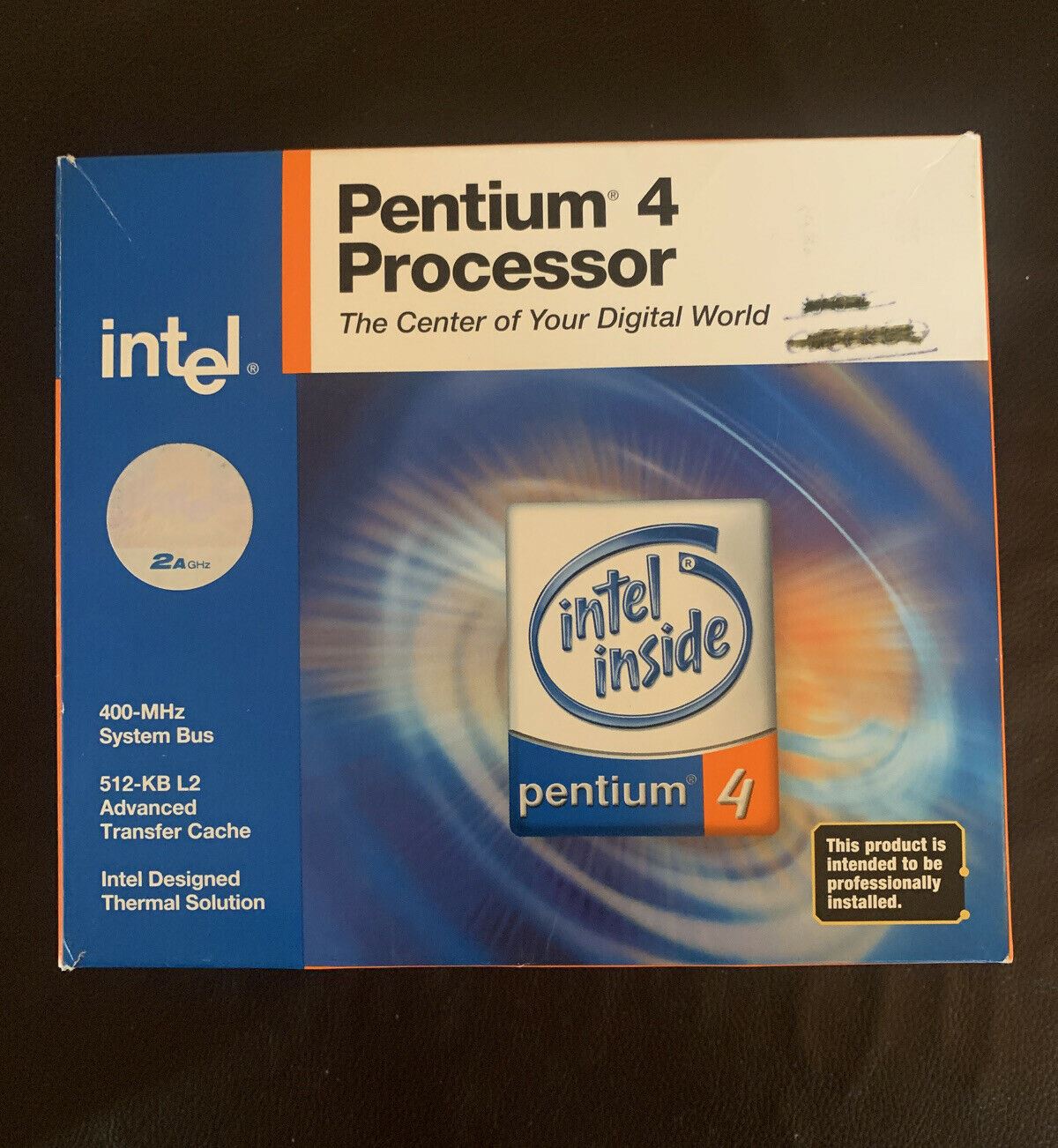 Intel Pentium 4 SL6PK 2.0ghz/512KB/400 Socket/Socket 478 CPU Processor